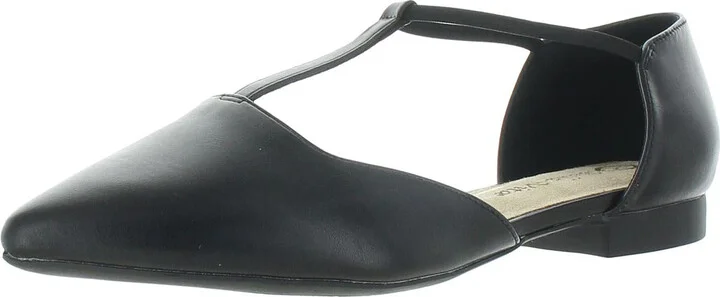 DARBY Womens Cushioned Footbed Faux Leather D'Orsay