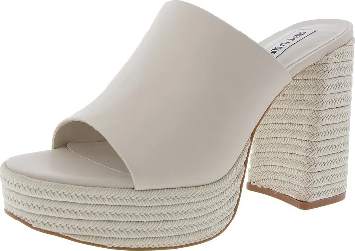 Darby Womens Woven Leather Mules