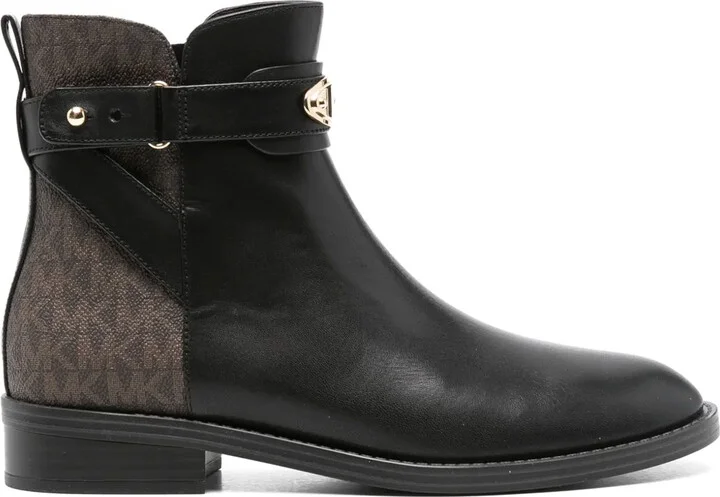 Darcy monogram-print boots