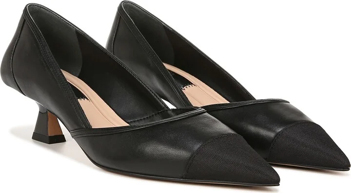 Darcy Pointed Toe Kitten Heel Pump - Image 9