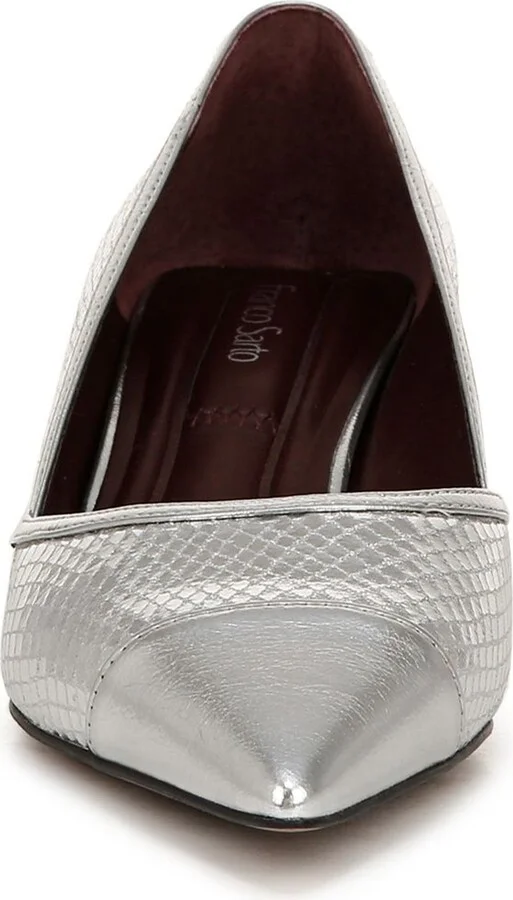 Darcy Pointed Toe Kitten Heel Pump - Image 4