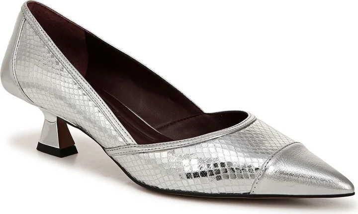 Darcy Pointed Toe Kitten Heel Pump