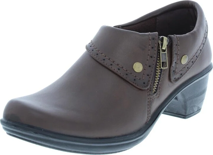 Darcy Womens Faux Leather Embossed Shooties