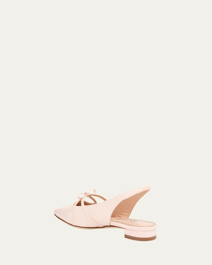 Daria Patent Leather Slingback Ballerina Flats - Image 3