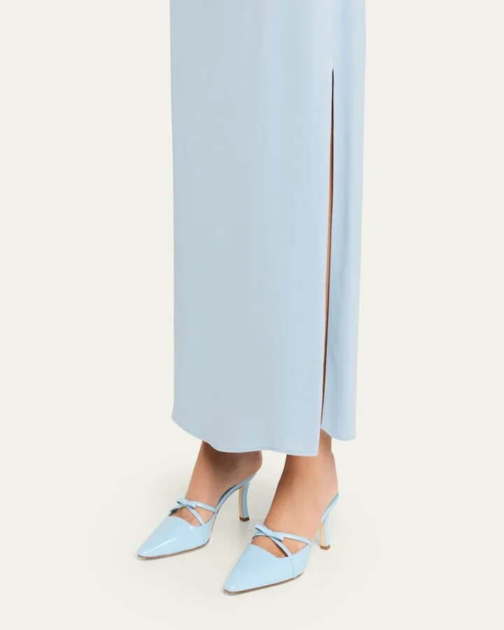 Dariamu Patent Leather Bow Mules - Image 4