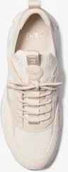 Darius Suede and Stretch Knit Trainer - Image 5