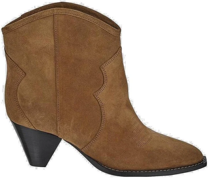 Darizio Almond-toe Boots
