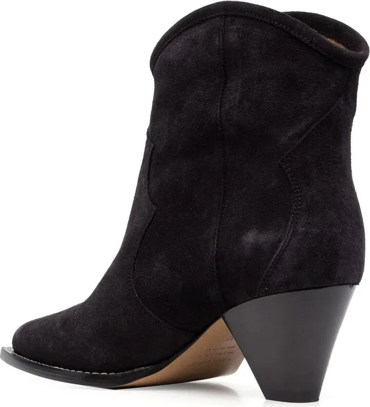 Darizo pointed-toe suede boots - Image 3