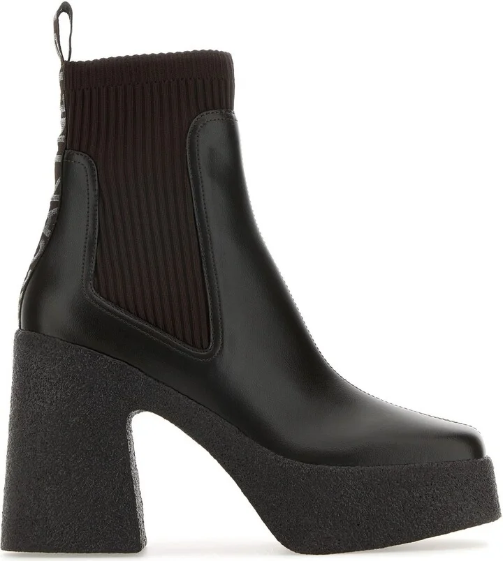 Dark brown alter mat Skyla ankle boots