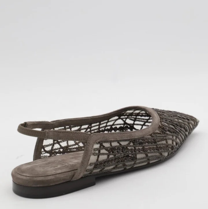 Dark Brown Flats - Image 2