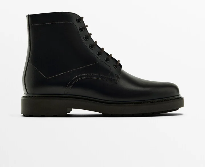 Dark Brown Leather Boots - Image 2