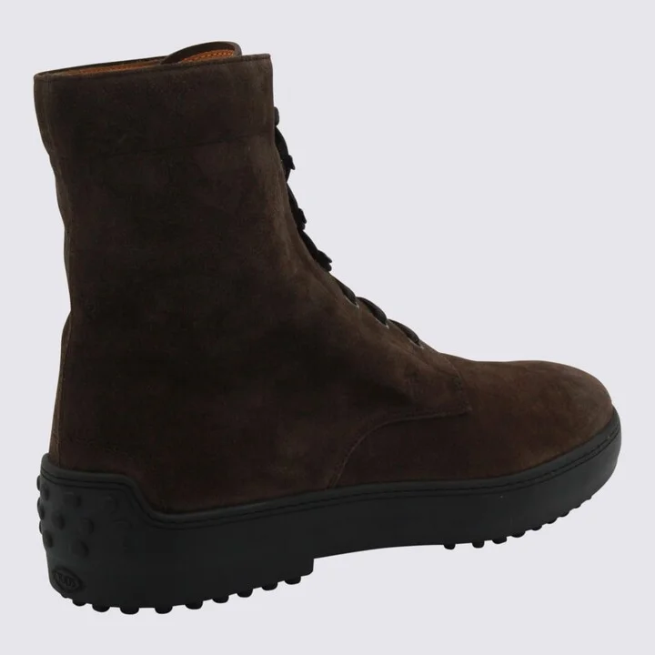 Dark Brown Leather Boots - Image 3
