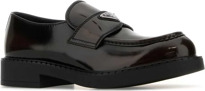 Dark Brown Leather Chocolate Loafers - Image 2
