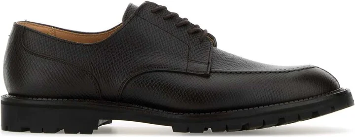 Dark Brown Leather Denver Lace-up Shoes