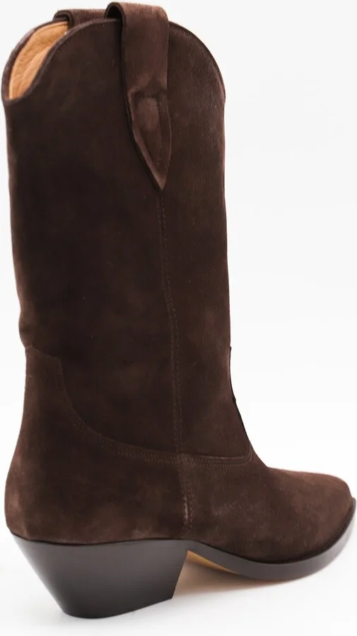 Dark Brown Leather Duerto Boots - Image 3