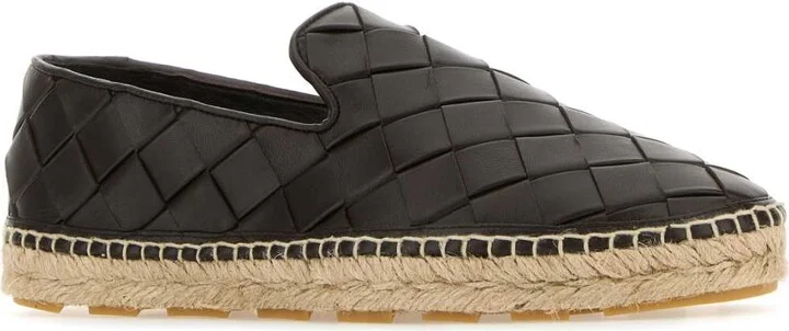 Dark Brown Leather Jack Espadrillas - Image 2