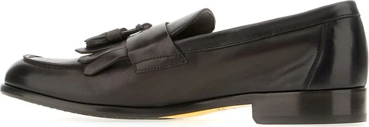 Dark Brown Leather Loafers - Image 3