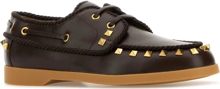 Dark Brown Leather Loafers - Image 2