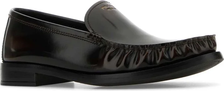 Dark Brown Leather Loafers - Image 2