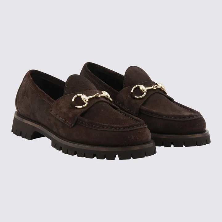 Dark Brown Leather Loafers - Image 2