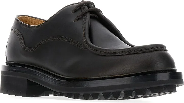 Dark Brown Leather Lymington Lace-up Shoes - Image 2