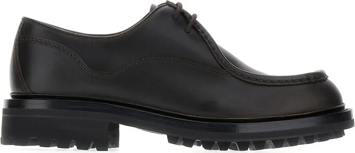 Dark Brown Leather Lymington Lace-up Shoes