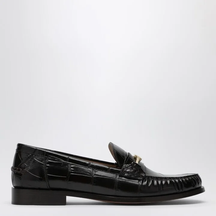 Dark Brown Moccasin new Vara chain