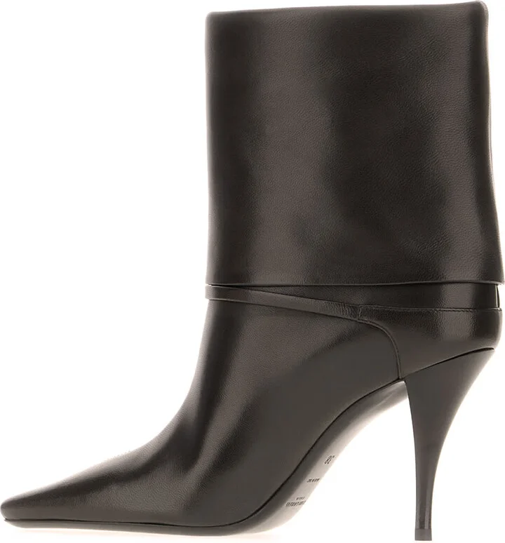 Dark Brown Nappa Leather Ankle Boots - Image 3