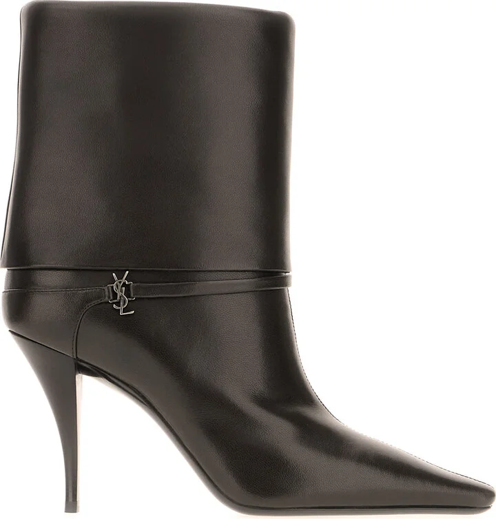 Dark Brown Nappa Leather Ankle Boots