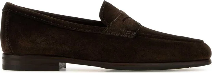 Dark Brown Suede Carlos Loafers