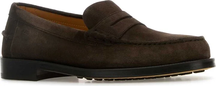 Dark Brown Suede Loafers - Image 2