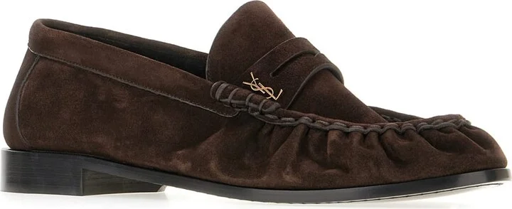 Dark Brown Suede Loafers - Image 2