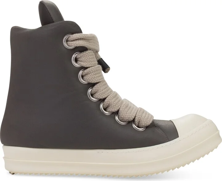 Dark Dust Jumbo Lace Padded Leather Sneakers