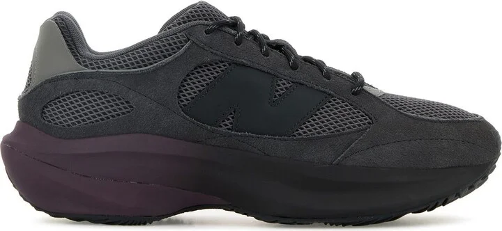 dark grey suede and mesh WRPD sneakers