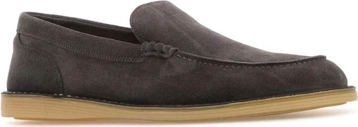 Dark Grey Suede New Florio Loafers - Image 2
