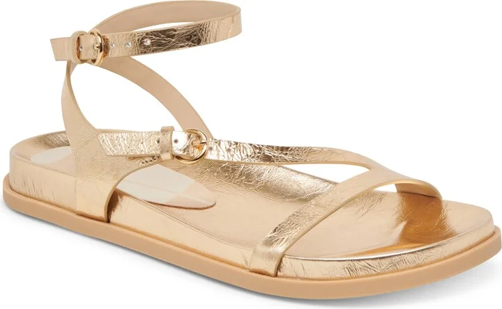 Gold Distressed Leather