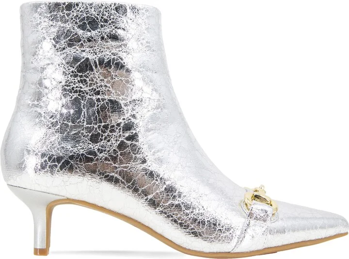 Darmena Pointed Toe Kitten Heel Bootie - Image 3