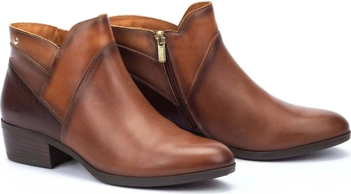 Daroca HAW1U-8732C1 Women's US 7.5-8 Brown Leather Ankle Boots KHD1569