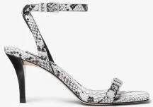 Darrington Snake Embossed Leather Sandal - Image 5