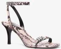 Darrington Snake Embossed Leather Sandal - Image 7