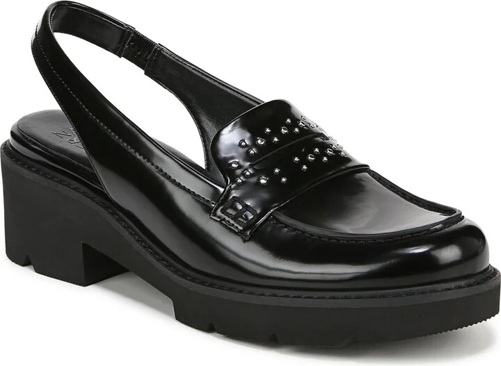 DARRY Womens Embellished Manmade Loafers