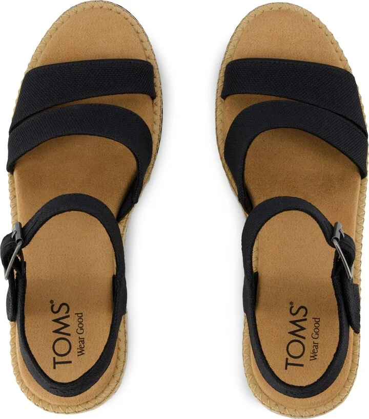 Darya Wedge Platform Sandal Heavy Canvas - Image 5