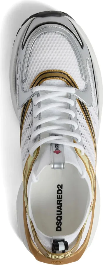 Dash panelled mesh sneakers - Image 4