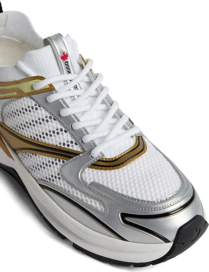 Dash panelled mesh sneakers - Image 5
