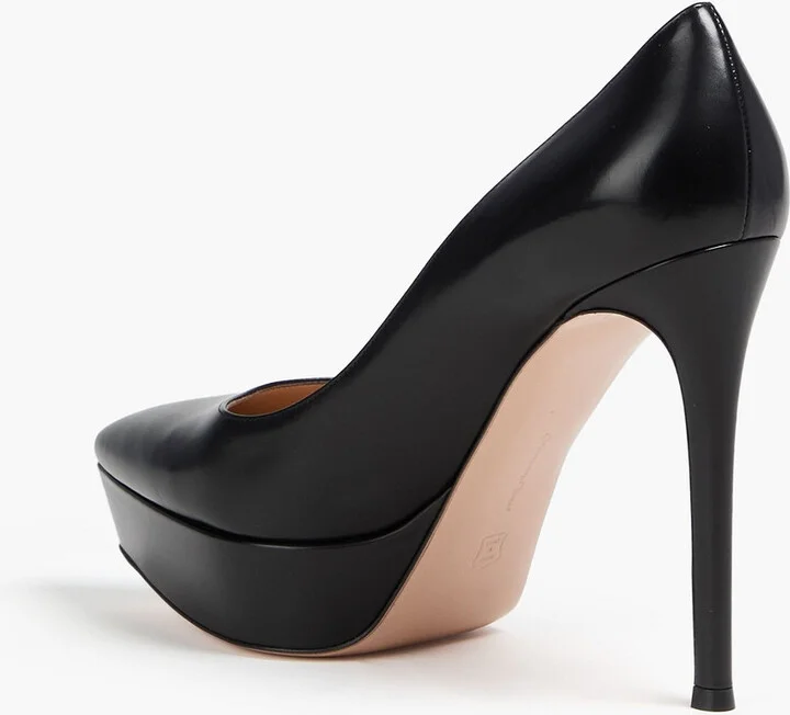 Dasha leather platform pumps - Image 3