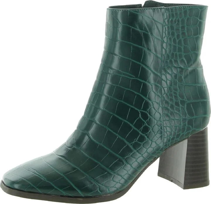Dasha Womens Faux Suede Ankle Booties