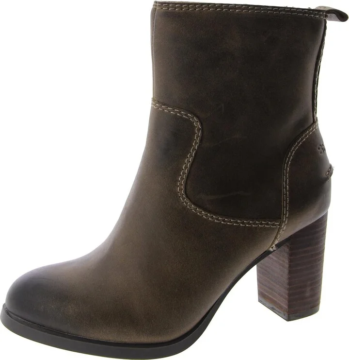 Dasher Grace Womens Leather Comfort Ankle Boots