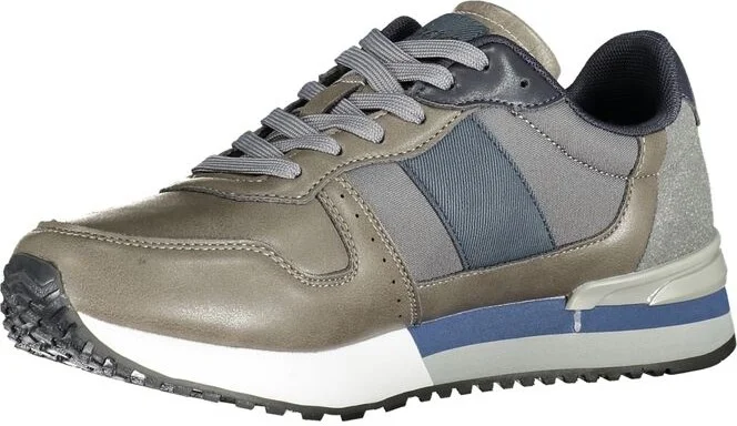 Dashing Sports Sneakers with Contrast Men's Details - Image 3