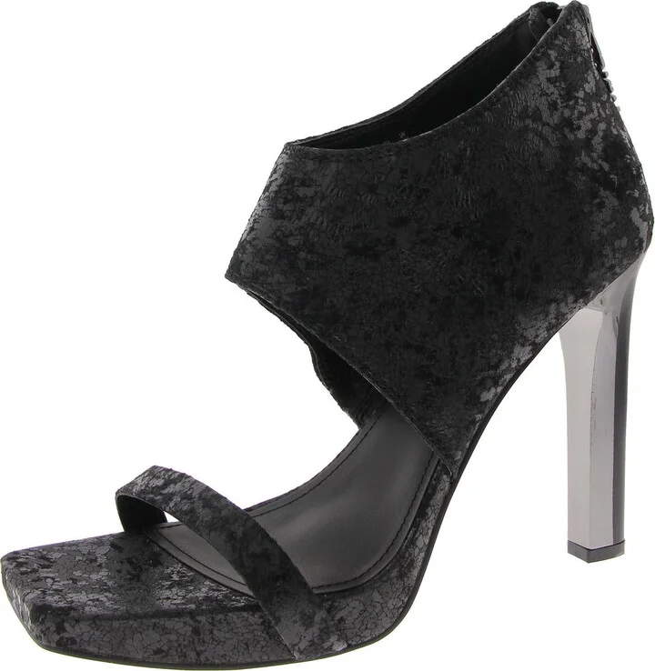 Dava High Womens Suede Platform Heels
