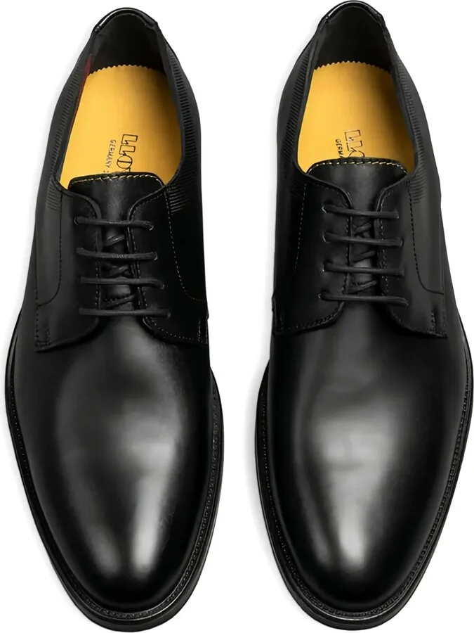 Davenport polished leather Derby shoes - Image 2